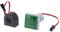 GUMEI 3in1 amperímetro Digital voltímetro medidor de Panel de frecuencia 0-100A indicador Cuadrado Voltaje Amp Hz luz de señal de lámpara LED con CT