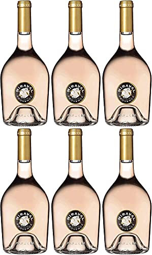 Chateau Miraval Jolie-Pitt & Perrin Cotes de Provence AOC Roséwein Wein trocken Frankreich (6 Flaschen)