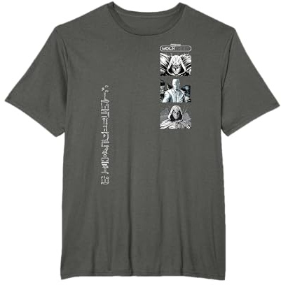 Marvel Moon Knight Comic Panels Logo T-Shirt
