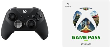 Xbox Elite Wireless Controller Series 2 - Black + Game Pass Ultimate 1 Month