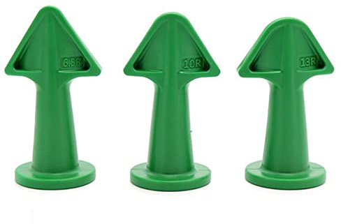 Meokro Dichtungsdüsen-Applikator, Silikon-Abdichtungswerkzeuge, Schaber, geeignet für raue oder unebene Oberflächen und Ecken