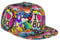 Mode 80er 90er Jahre verstellbare Snapback-Mütze für Männer und Frauen, Sonnenkappe, Hip-Hop-Kappe, Baseballkappe, Flache Krempe