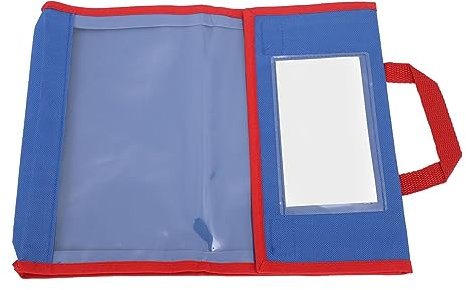 Kinder-Büchertasche, Tragbar, Klassenzimmer, Durchsichtige Tasche, Lesebuchtasche mit Aufgenähtem Griff Hausaufgaben