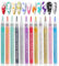 Fashion Base 12PCS Nail Art Pens - Nail Art Graffiti Pen Nail Drawing Pen - Nail Varnish Pens - Quick Dry Fine Tips Nail Polish Pen for DIY Nail Art Decoration DIY Dot Line Pattern