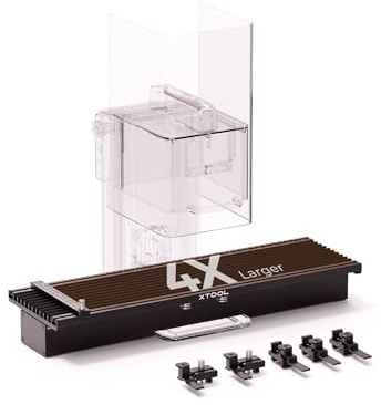 xTool F1/F2 Slide Extension Kit, Enlarging Working Area by 4 Times, Batch-Processing, Pre-Assembled