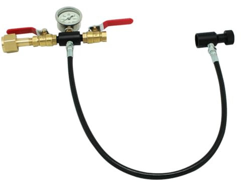 INTCHE Soda-Zylinder-Flaschenschlauch-Adapter-Set, Soda-Wasserbereiter, Kohlendioxid-Zylinder-FüLladapter Von W21.8-14 auf TR21-4