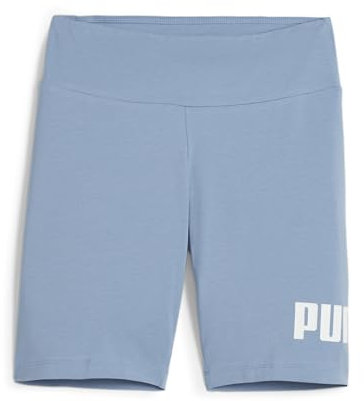 PUMA Damen Essentials Logo Kurze Leggings SZen Blue