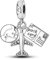 CYCUFF Sterling Silber Charms 925 für Europäische Armband & Halsketten Anhänger Perlen Schmuck Geschenk für Frauen Familie Freunde (Erdflugzeug Ticket Charm)