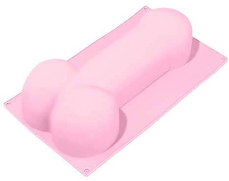 Grand Pénis Cube de glace en silicone gâteau au chocolat Fondant Plateau Savon cuisson Moule 27.5x16.5x7.5cm (#D)