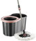Prime Electronics Spin Mop and Bucket Set, 16L Dual-Chamber System, Self-Wringing Microfibre Mop with Rotary Head, Mop Bucket Set Floor Cleaning Solution, Spin Mop