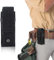 COYUN 1 Pcs Porta Torcia Cinturone, Fondina e Borsa Nera per Caccia, Campeggio ed Escursionismo, Cinturone Tattico Militare Adatto per la Caccia all'aperto per un uso Estremamente Versatile, Nero