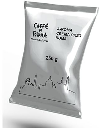 Caffe di Roma Orzo Cream miscela BAR Solubile in Polvere - 250 Grammi - Prodotto Solubile per Macchine Automatiche Bar o Casa - Prodotto 100% Made in Italy - 1 Busta da 250 grammi -