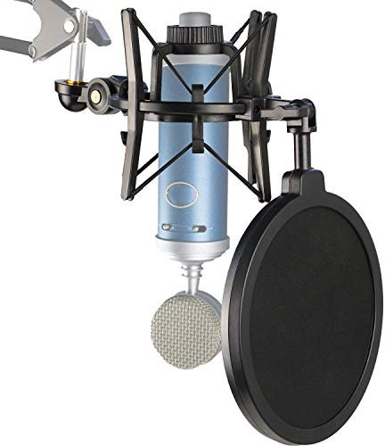 Bluebird Mic Shock Mount with Pop Filter to Reduce Vibration Noise, Shockmount Matching Mic Boom Arm Stand for Bluebird SL Microphone by YOUSHARES