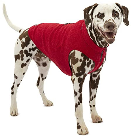 Kurgo Core Hundepullover, gestrickter Hundepullover mit Fleecefutter, Haustierjacke für kaltes Wetter, Reißverschlussöffnung für Geschirr, Verstellbarer Hals, ganzjähriger Pullover für mittelgroße