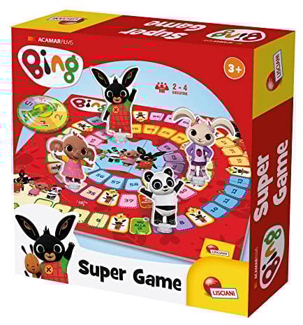Lisciani - Bing - Super Game - Kreatives und Lustiges Gänsespiel für Kinder ab 3 Jahren - 2 bis 4 Spieler - Fördert Kreativität, Fantasie und Soziale Interaktion - Hergestellt in Italien.