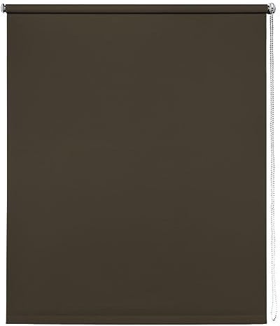 Thermal Blackout Blinds, Chocolate 95cm (37.40), 165cm Drop - Blackout Roller Blinds For Inside and Outside Recess Fitting - Window Blinds of Multiple Colours and Sizes by New Edge Blinds