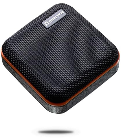 Manta SPK01GO Enceinte Bluetooth sans fill Puissante 10W Portable, TWS, MP3/WMA/WAV/APE/FLAC USB, SD, AUX-in, Radio FM, GRP, Microphone intégré, connectée