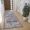 Hanse Home Maderno Orientalischer Teppich – Läufer Orientalisch klassisch dicht gewebt mit Ornamenten Vintage-Look Weicher Kurzflor für Schlafzimmer, Esszimmer, Wohnzimmer, Flur – Blau, 80x240cm