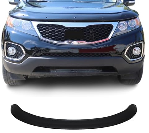 Motorhaube Deflektor Steinschlagschutz kompatibel mit Kia Sorento 2009-2014 Kunststoff 1x