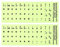 PATIKIL Spanish Keyboard Stickers Glow in the Dark, 2 Pack Luminous Universal Keyboard Replacement Cover for Notebook Desktop Computer, Black Lettering