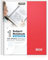 Dunwell Graph Paper Notebook - Red Plastic Cover, 100 Sheets 8.5x11, 1/10.2 cm Square Grid Notebook, Graph Paper Spiral Notebook, Poly Pockets, Grid Paper Notebook Graphing Paper Notebook, Math