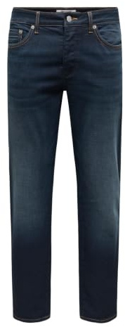 Only & Sons Herren Slim-fit Jeans Only & Sons Male Normal Geschnitten Jeans Onsweft Niedrige Taille Slim Fit Jeans