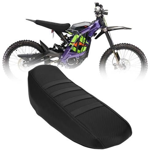 Runfarr Dirt Bike Sitzbezug, Motorrad Sitzbezug Anti-Rutsch Pad Sitzbezug für Sur-Ron X/S Sur Ron Light Bee Elektrofahrrad-Schwarz