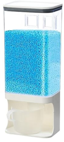 Müsli-Aufbewahrungsbehälter, Waschmittelspender, 1,5 l Müslibehälter mit Deckel, luftdicht, wandmontierter Duftperlen-Spender mit Deckel zur Aufbewahrung von Reis, Wäscheperlen, Waschpulver