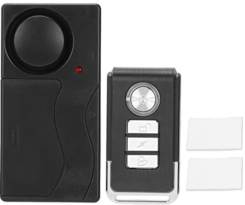 Wireless Bike Alarm with Remote, Anti Theft Bicycle Motorcycle Alarm, Wireless Security Vibration Motion Sensor Alarm, 110dB 10 Level Sensitivity Adjustable Bike Security Alarm