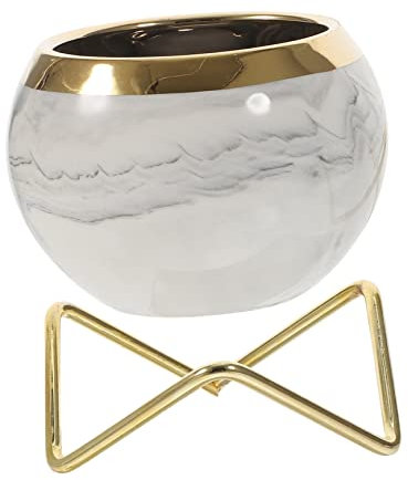 Sosoport Pots Décoratifs en Céramique pour Plantes Dintérieur Bureau Salon pour Amis