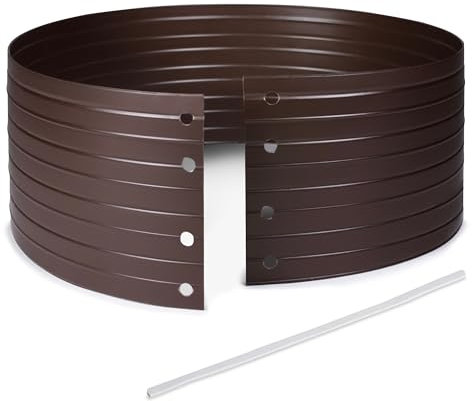 Quest PVC Bewässerungsring Pflanzring, Bewässerungssystem für Pflanzen und Bäume – Höhe: 9 cm, Durchmesser: 40 cm - 9,60 L