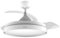 EVVO Ventilador de Techo con Aspas Rectráctiles y Luz, Ø107cm, 3 Aspas, Motor DC 40W, 6 Velocidades, Temporizador hasta 4h, Función Invierno-Verano (Modelo: V450 Invisible White)