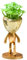 Blumentopf,Lustige Blumentöpfe Sukkulenten Töpfe,Nordic Pflanzen Übertopf,Beton Mini Blumentopf für Kaktus Miniaturpflanzen,für Home Office Schreibtisch Regal Fenster Pflanzentopf Dekor (Gold)