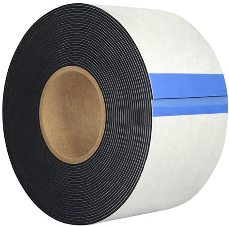 KLEBESHOP24 Doppelseitiges Klebeband schwarz | Schaumstoff-Klebeband | Beidseitig stark klebend | Zur Anwendung auf dunklen Oberflächen | 2 mm dick | 100 mm x 10 m