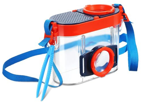 Toyvian 1 Set Insektenbeobachtungsbox Insektenkäfig Fänger Insektensammelglas Insektenhaus Insektenkäfig Für Kinder Insektenbetrachter Glas Für Kinder Outdoor Spielzeug Insekten