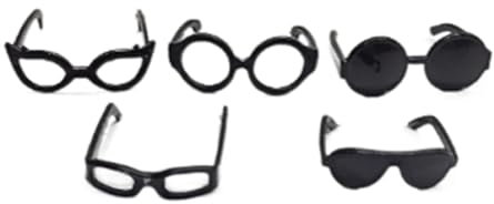 Tefexer 20 pcs Bento Decoration Tools Lunch Bento Box Food Glasses Headwear Buffet Sandwich Toppers Decor