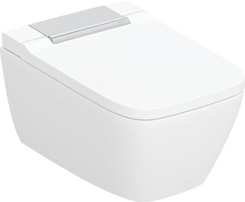 Geberit AquaClean Sela Square WC-Komplettanlage, Wand-WC, 146.250.21.1, Farbe: Weiß