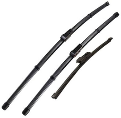 SYBLW Scheibenwischer Satz Kompatibel Mit VW Für Passat Für B8 Für Variant 2017-2021 2022 2023 26+18+13 Scheibenwischerblätter Für Die Windschutzscheibe Vorne Und Hinten