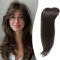 Haartopper für Frauen mit dünnem Haar ombre hellblond Haarverdichter für Frauen mit dünner werdendem Haar Haar Highlight Clip In Wiglet mit Pony Haarvolumen hinzufügen Haarverlustabdeckung (Braun)