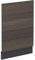 Vicco Geschirrspülblende R-Line, Geschirrspüler Fronttür, Edelgrau, 45 cm ohne Arbeitsplatte