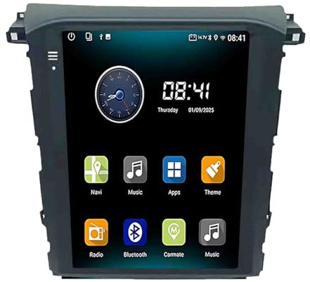 Android 14 Autoradio 9.7 Zoll Autoradio Doppel Din für Subaru XV Forester 2019-2021 mit Wireless Carplay Android Auto Bluetooth GPS Navi SWC WiFi FM/RDS Radio+Rückfahrkamera(H(1G+32G))