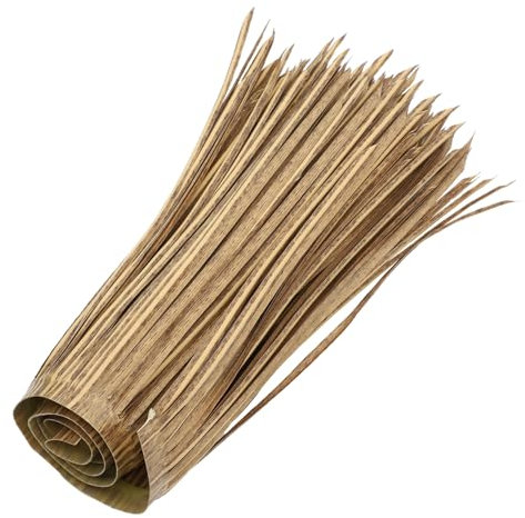 Toddmomy Strohfliese sommerdeko House Decoration gartenhaeuser bastelutensilien Hausdekoration Dach Vertikale Sphagnum Ballen Sukkulenten künstliche Strohplatte künstliche Reetdächer Sport