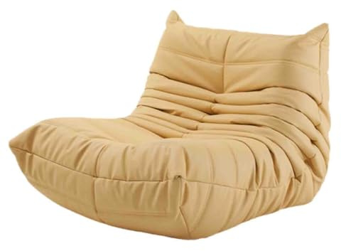 Faules Sofa, lässiges Sofa Schlafzimmer Wohnzimmer kann sich hinlegen und schlafen, Einzelsessel, NAPA Leder verschleißfest und kratzfest,C-103X88X70CM