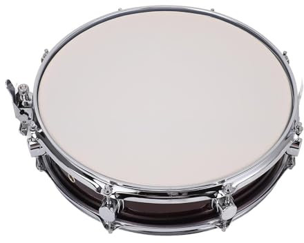 Snare Drum, Snares Drum Kit Super Slim Clear Stellungen 45 ° Incisive Lagerkanten 14 Zoll Viel Mehrschichtige Kiefernholzschale mit Trommelstöcken für die Leistung (WINE RED)