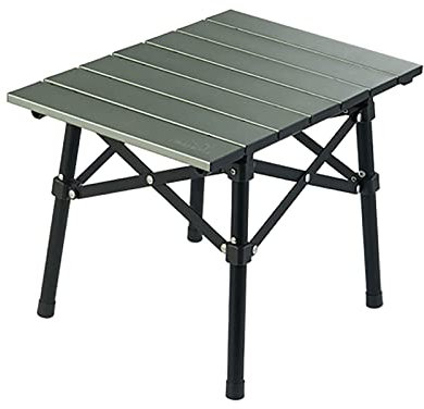 BK&MF Ultraleichter Camping-Klapptisch für den Außenbereich, Leichter Strand-Reisetisch aus Aluminium, Beistelltisch mit Tragetasche für Grillen, Party, Camping,A,41x29x31cm(16x11x12inch)