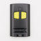 TO.GO 2VA - 433,92 MHz - 2 pulsanti - Codifica ARC & Rolling - Cassa nera pulsanti verdi - compatibile con ricevitori ONE.2WB, ONE.2WI, ONE.2WO + 1 portachiavi DOMOBIP (nero e verde, confezione da 1)