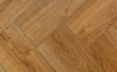 Firmfit Cw1435 Wood Effect Click Lock Luxury Vinyl Tile - Herringbone (5mm LVT) For Domestic Use, Suitable For Underfloor Heating