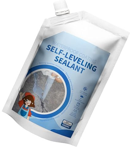 Cement Sealer, selbstnivellierender Concrete Filler, wasserfest, Quick-Dry-Siegel, 21 cm für Gaps-Holes, 400 ml, Badezimmer-, Brick-, Badezimmer-, Pool-, Gartendeck, Küche, Garage, Terrasse, Basement