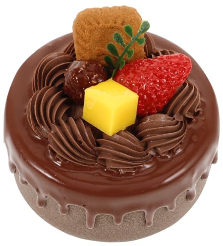 ERINGOGO Faux Gâteau Décoratif Réaliste 4 Pouces Petit Modèle Artistique Accessoire Photo Simulation Dessert Vitrine Décoration Pâtisserie, Maison, Boutique, Événement,