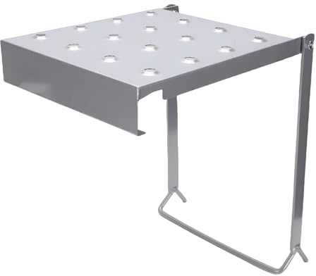 Hamwesh Ladder Platform Attachment, Heavy Duty Ladder Work Platform, Foldable Anti Slip Ladders Work Stand Paint Tray Holder for Painters, DIY & Home Projects (Iron)